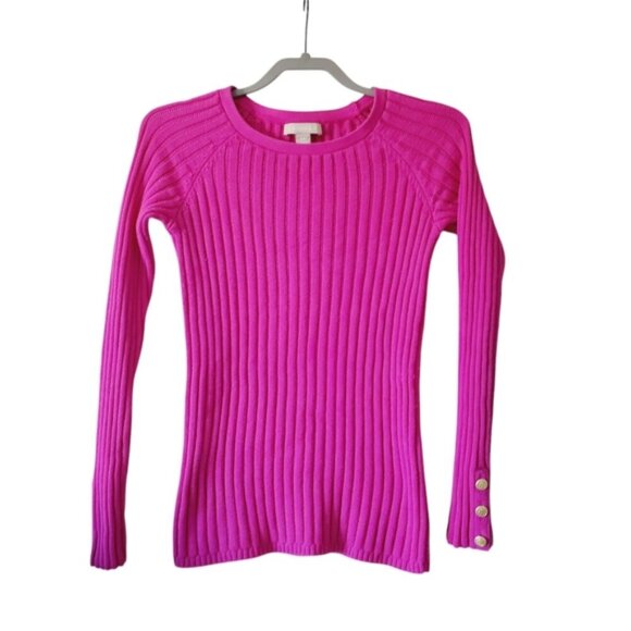 Banana Republic Y2K Tennis Prep Clueless Mean Girls Quiet Luxury Sweater S - Picture 2 of 8